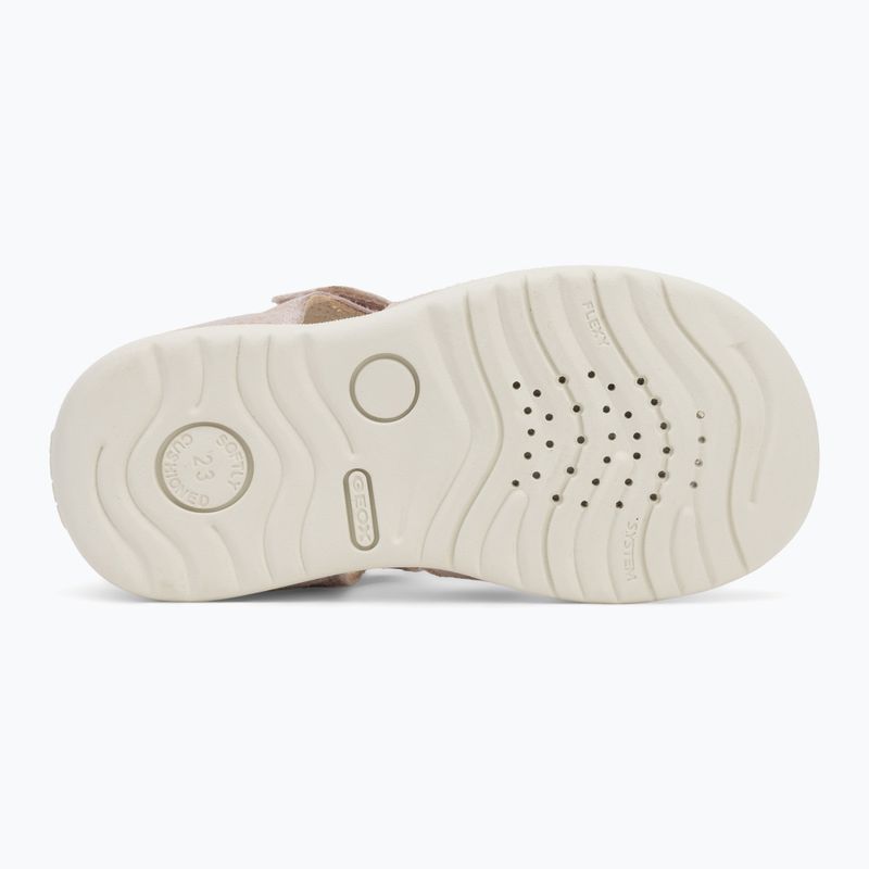 Vaikiški sandalai Geox Macchia rose/off white 4