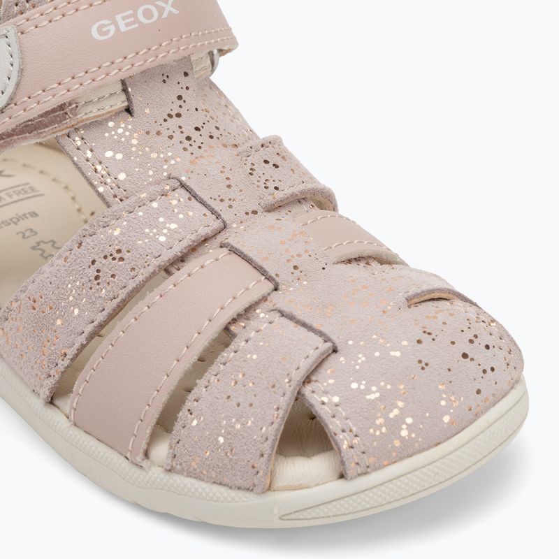 Vaikiški sandalai Geox Macchia rose/off white 7