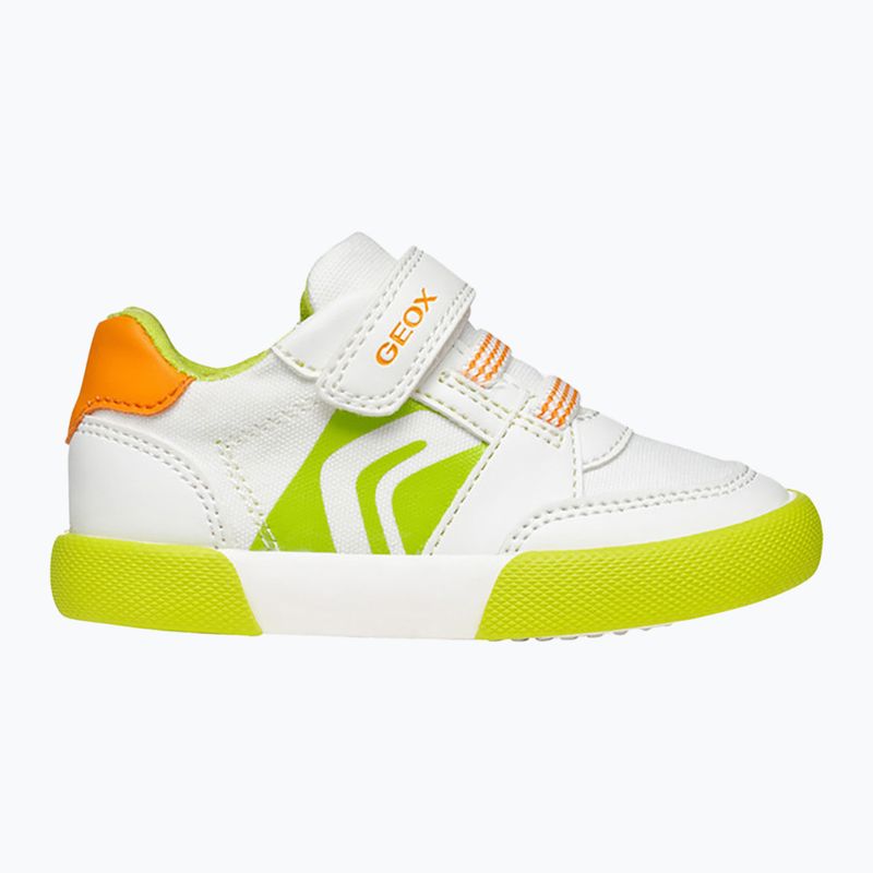 Vaikiški batai Geox Gisli white/fluo green 9