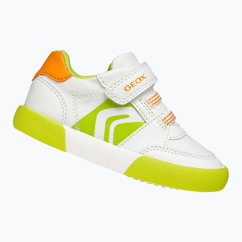 Vaikiški batai Geox Gisli white/fluo green 10