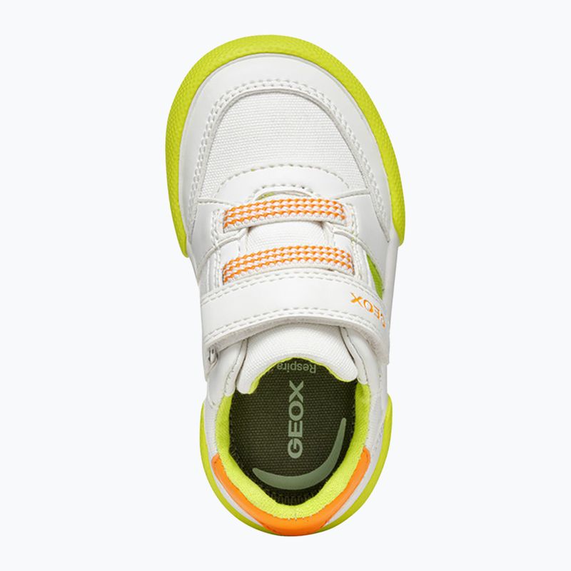 Vaikiški batai Geox Gisli white/fluo green 14