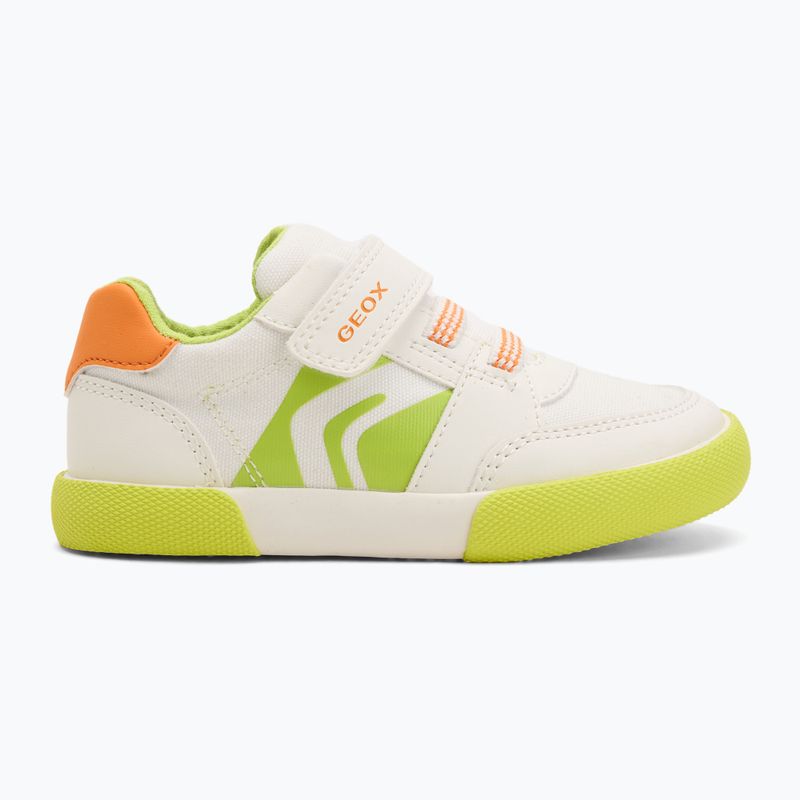 Vaikiški batai Geox Gisli white/fluo green 2