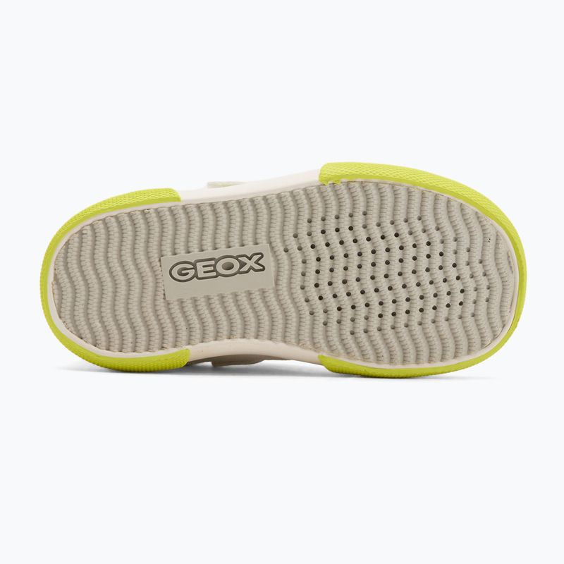 Vaikiški batai Geox Gisli white/fluo green 4