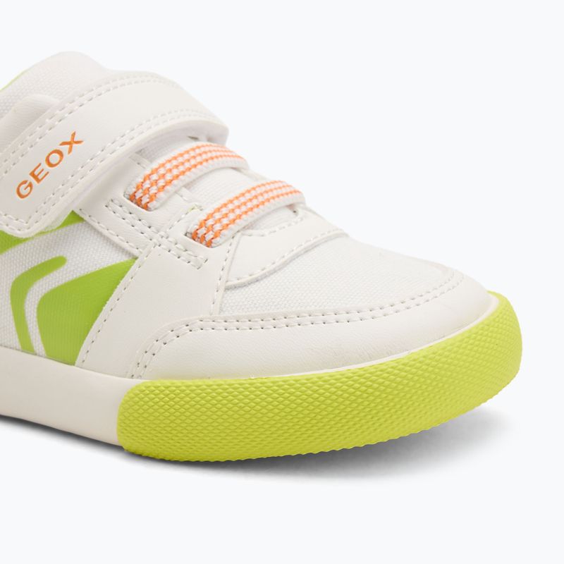 Vaikiški batai Geox Gisli white/fluo green 7