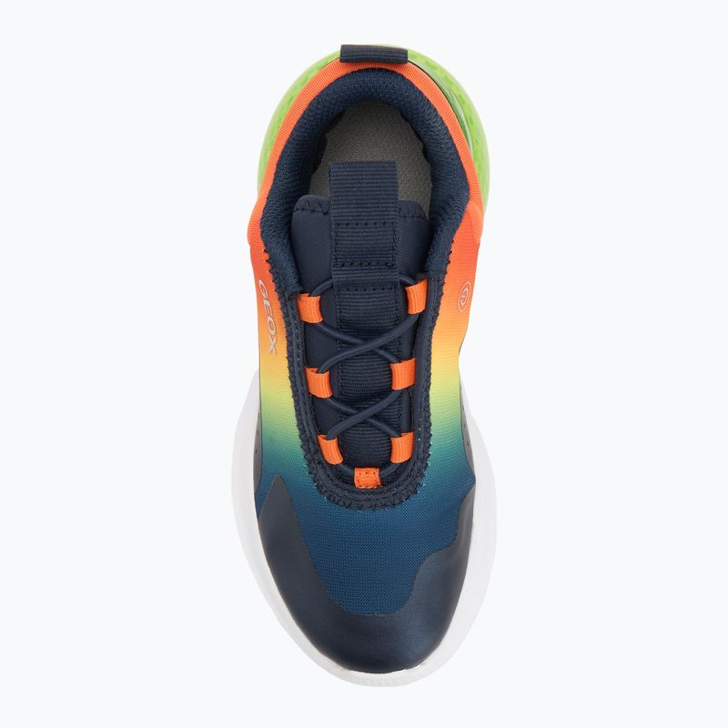 Paauglių batai Geox Activart Illuminus navy/lime 5