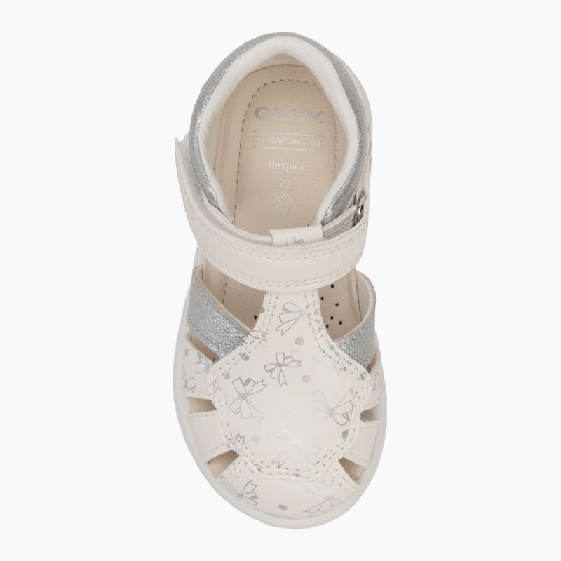 Vaikiški sandalai Geox Zapito white/silver 5