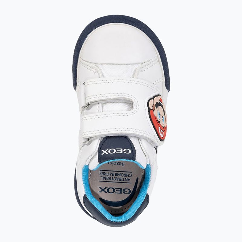 Vaikiški batai Geox Gisli white/navy/orange 14
