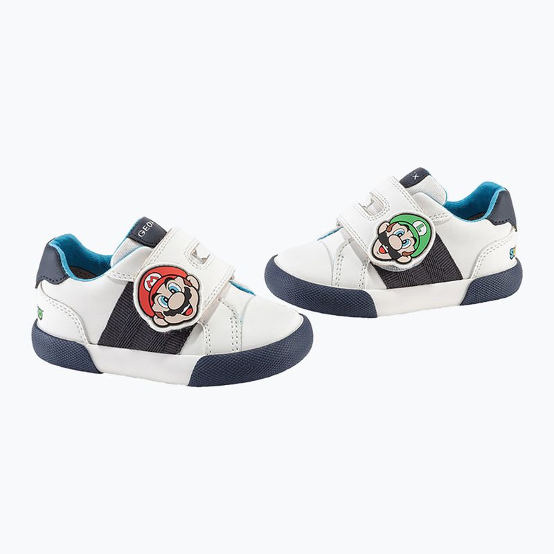 Vaikiški batai Geox Gisli white/navy/orange 15