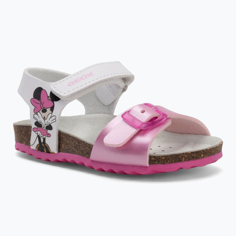Vaikiški sandalai Geox Chalki white/pink