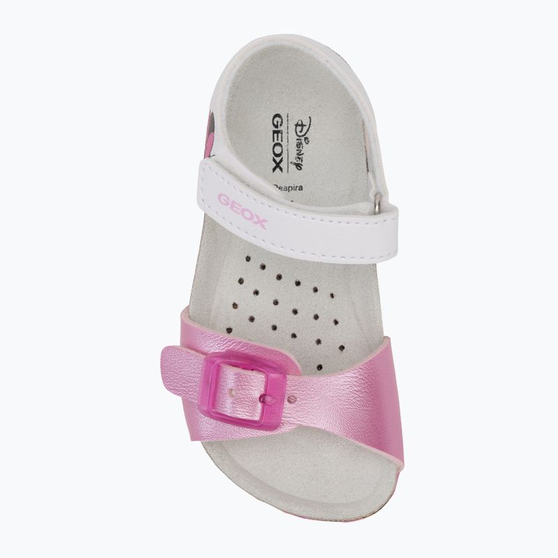 Vaikiški sandalai Geox Chalki white/pink 5