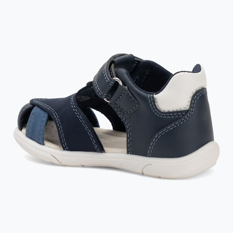 Vaikiški sandalai Geox Zapito navy/white 3
