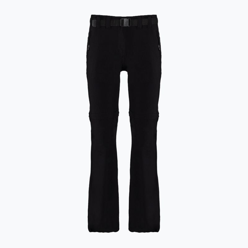 Moteriškos CMP Zip Off trekking kelnės juodos spalvos 3T51446/U901