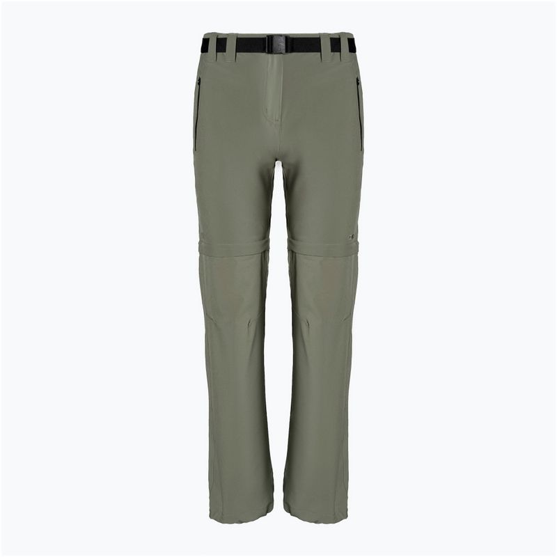 Moteriškos trekingo kelnės CMP Zip Off beige 3T51446/P753
