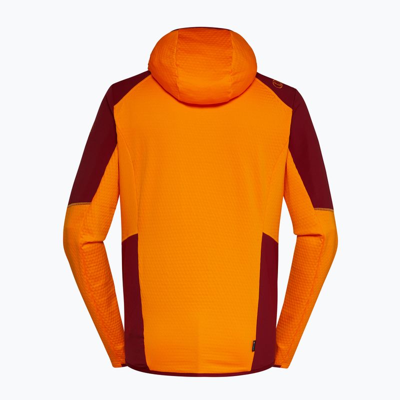 Vyriškas žygio džemperis La Sportiva Existence Hoody papaya/sangria 2