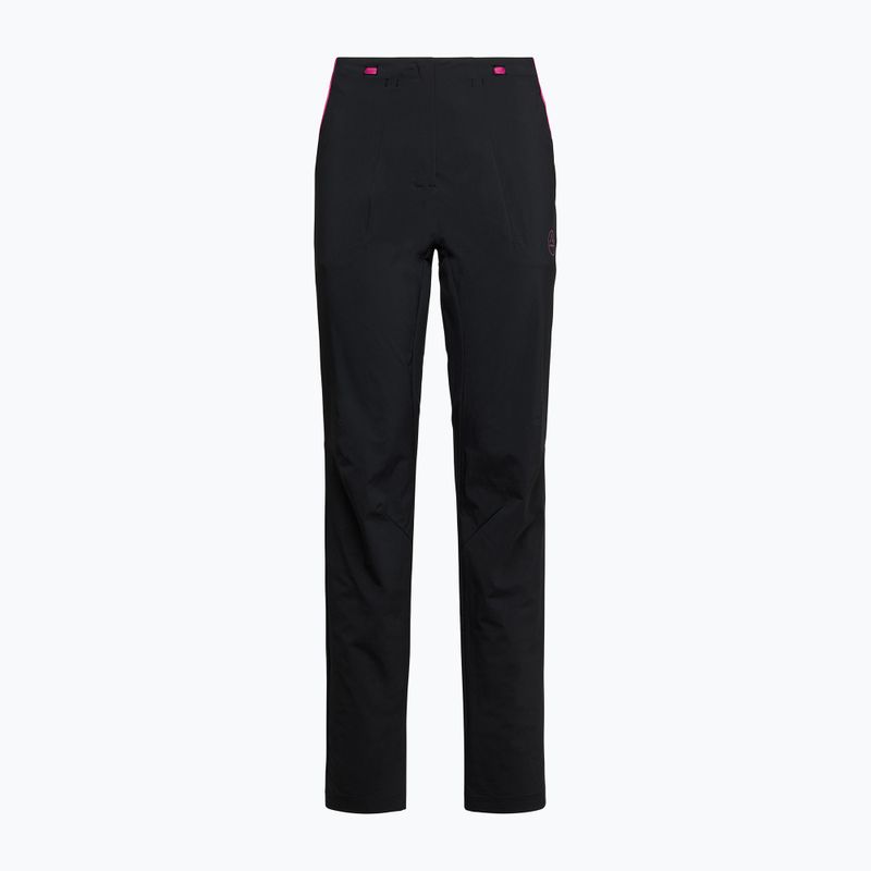 Moteriškos žygio kelnės La Sportiva Brush black/springtime