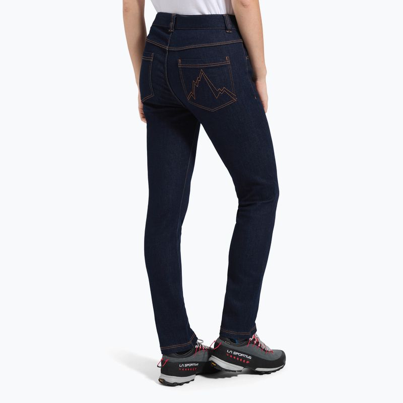 Moteriškos alpinistinės kelnės La Sportiva Eldo Jeans jeans/deep sea 2