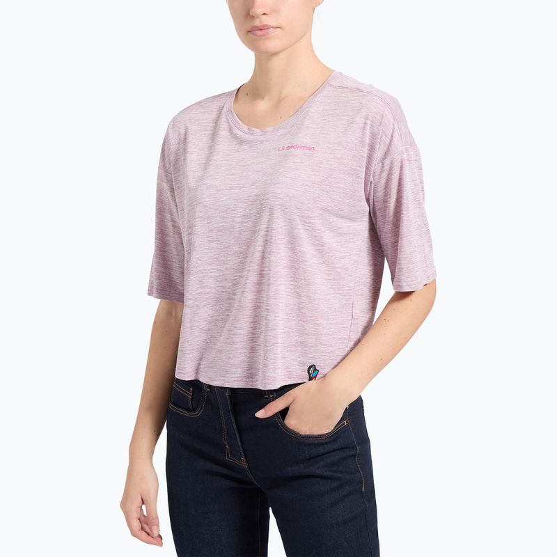 Moteriški marškinėliai La Sportiva Cave Paint rose