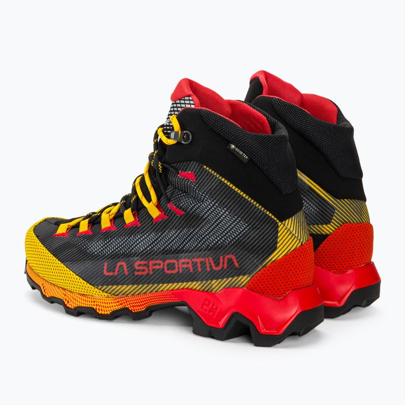 Vyriški žygio batai La Sportiva Aequilibrium Hike GTX carbon/yellow 3