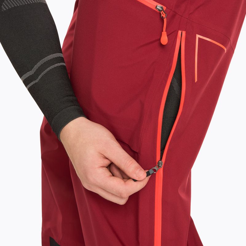 Moteriškos ski touring kelnės La Sportiva Chaser Evo Shell Bib sangria 5