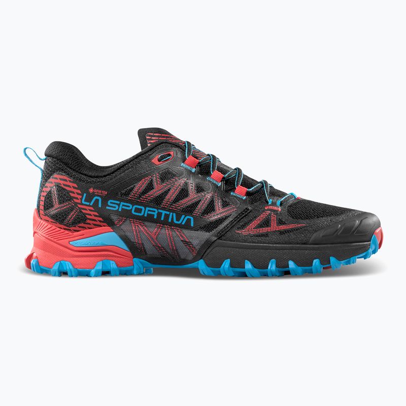 Moteriški bėgimo batai La Sportiva Bushido III GTX black/ hibiscus 9