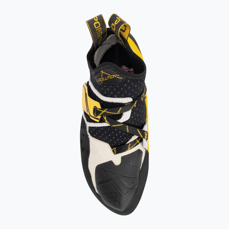 Vyriški laipiojimo batai La Sportiva Solution white/ yellow 5