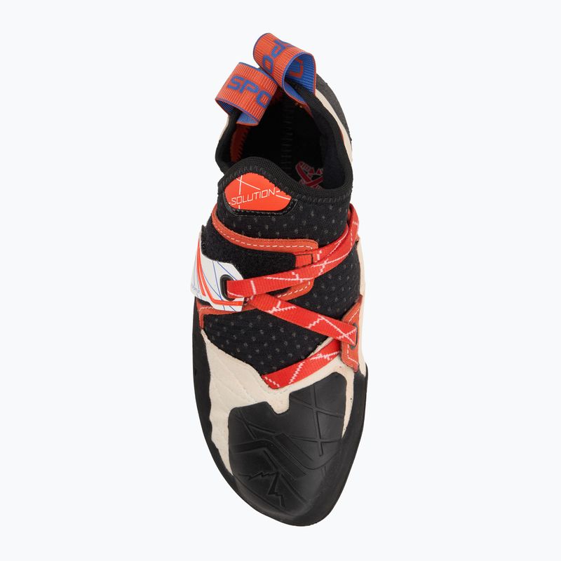 Moteriški laipiojimo bateliai  La Sportiva Solution white/lily orange 5