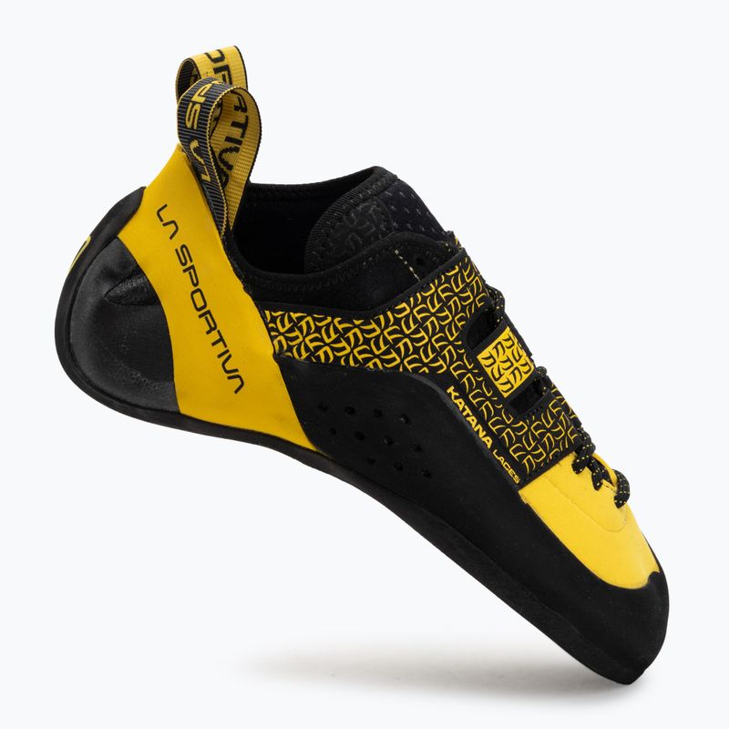 Vyriški laipiojimo batai La Sportiva Katana Laces yellow/black 2
