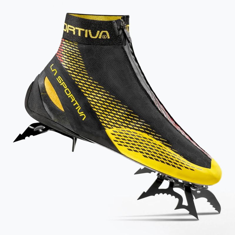 Laipiojimo batai La Sportiva Mega Ice Evo black/yellow 10