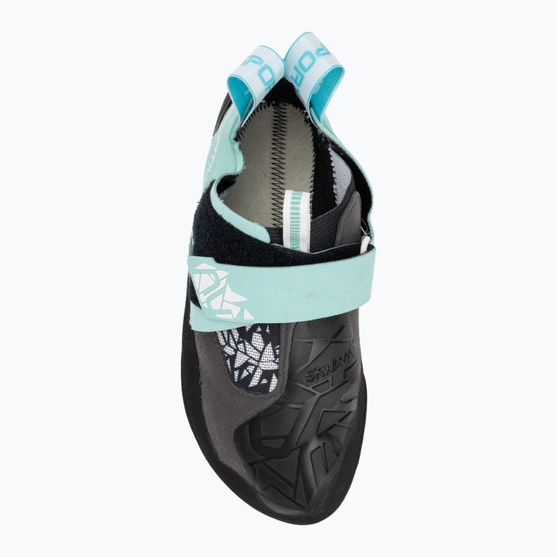 La Sportiva Skwama Vegan carbon / turquoise moteriški laipiojimo bateliai 5