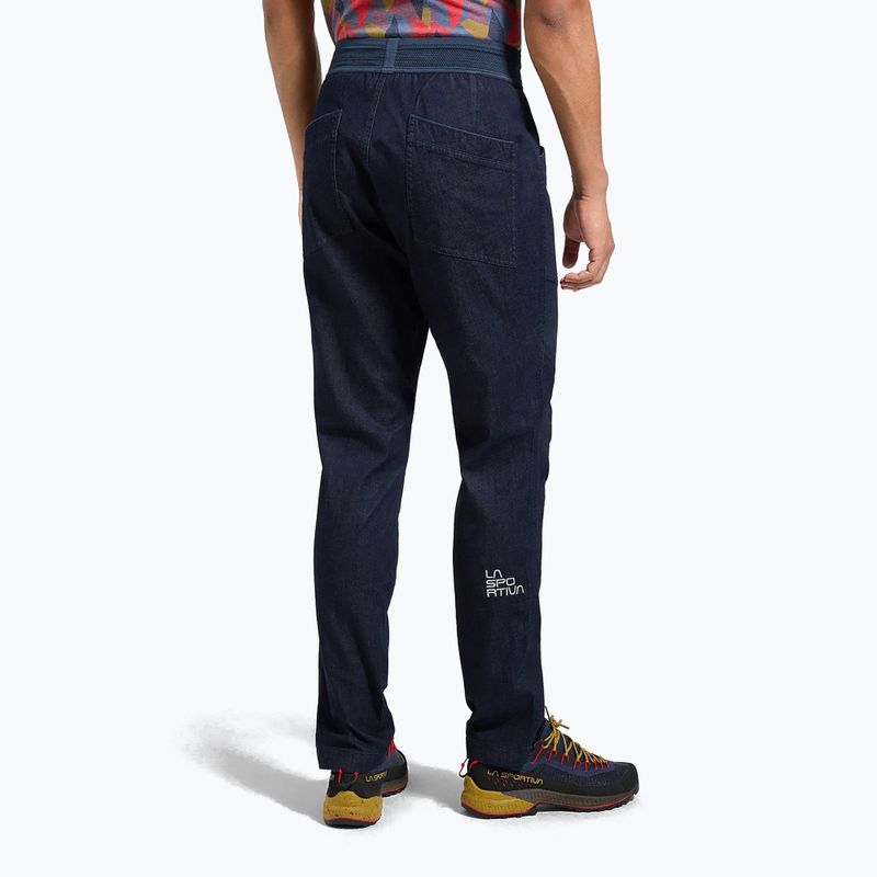 Vyriškos laipiojimo kelnės La Sportiva Cave Jeans denim/night sky 2