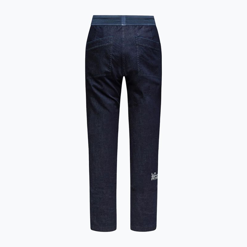 Vyriškos laipiojimo kelnės La Sportiva Cave Jeans denim/night sky 4