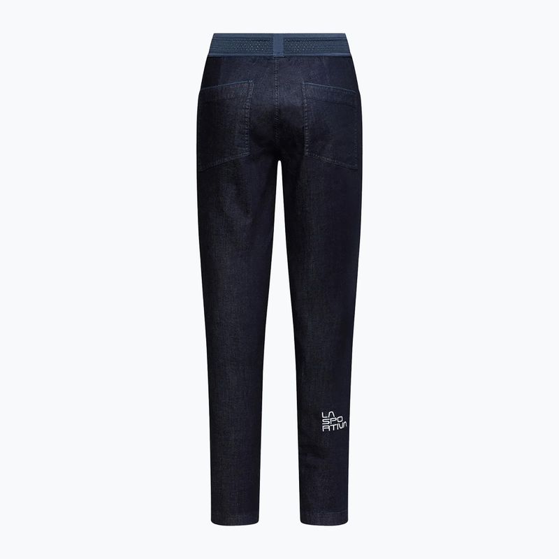 Moteriškos laipiojimo kelnės La Sportiva Cave Jeans denim/night sky 4