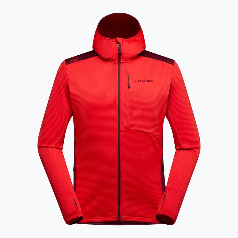 Vyriškas žygio džemperis La Sportiva Chill Thermal Hoody mountain red / redwood