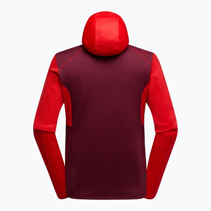 Vyriškas žygio džemperis La Sportiva Chill Thermal Hoody mountain red / redwood 2