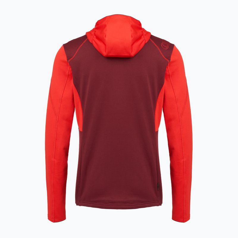 Vyriškas žygio džemperis La Sportiva Chill Thermal Hoody mountain red / redwood 2