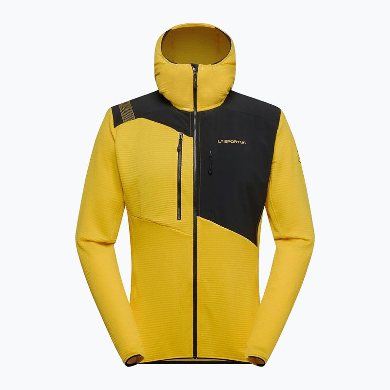 Vyriškas termoaktyvus džemperis La Sportiva Lucendro Thermal Hoody geltona/juoda 4