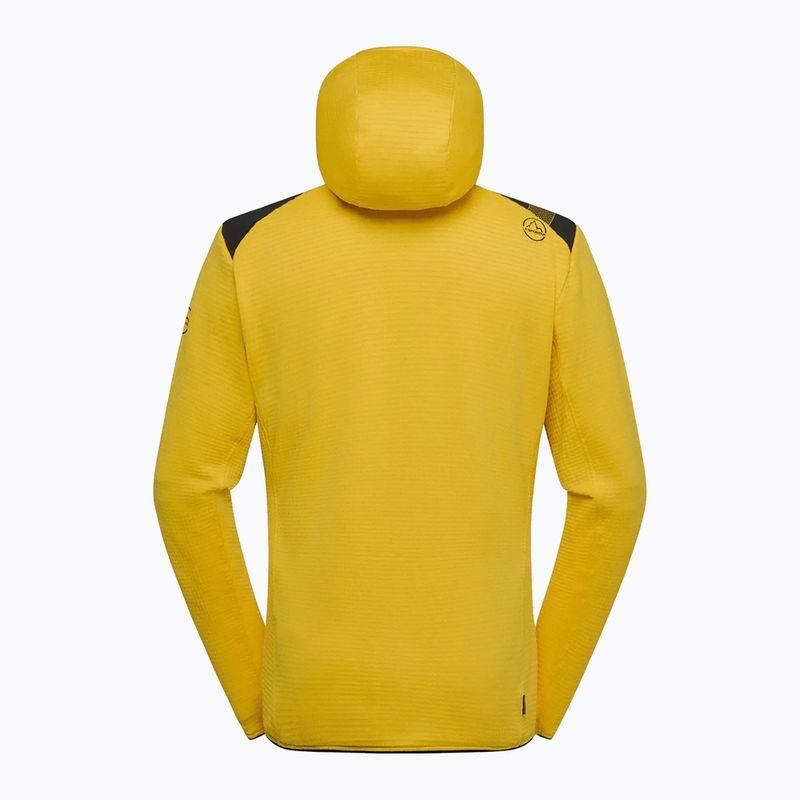 Vyriškas termoaktyvus džemperis La Sportiva Lucendro Thermal Hoody geltona/juoda 5