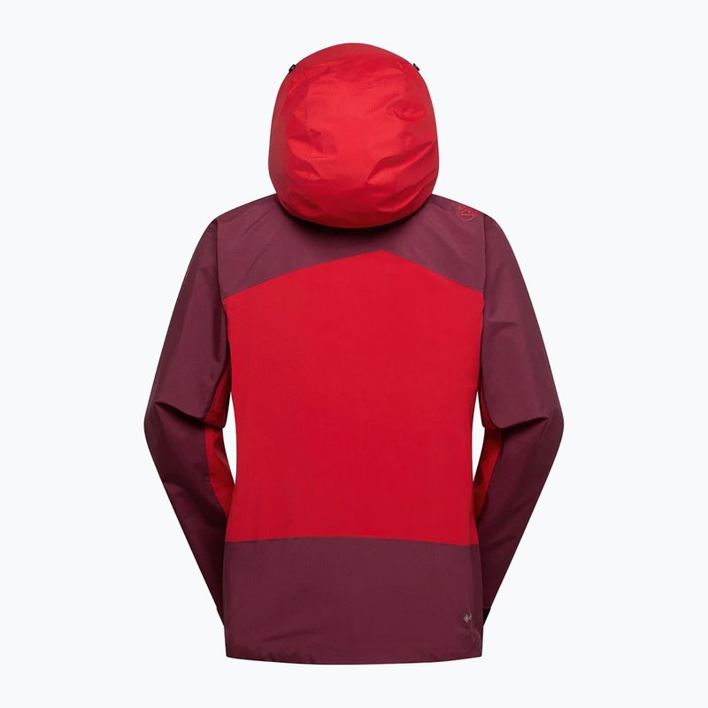 Vyriška hibridinė striukė La Sportiva Alpine Guide GTX Perfomance mountain red/redwood 4