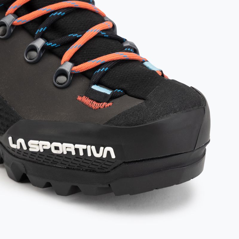 Moteriški aukštumų batai La Sportiva Aequilibrium LT GTX black/hibiscus 7