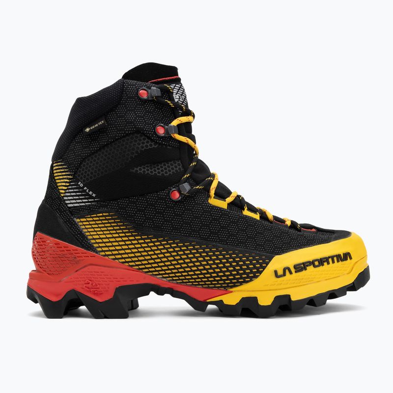 Vyriški alpinizmo batai La Sportiva Aequilibrium ST GTX black/yellow 2