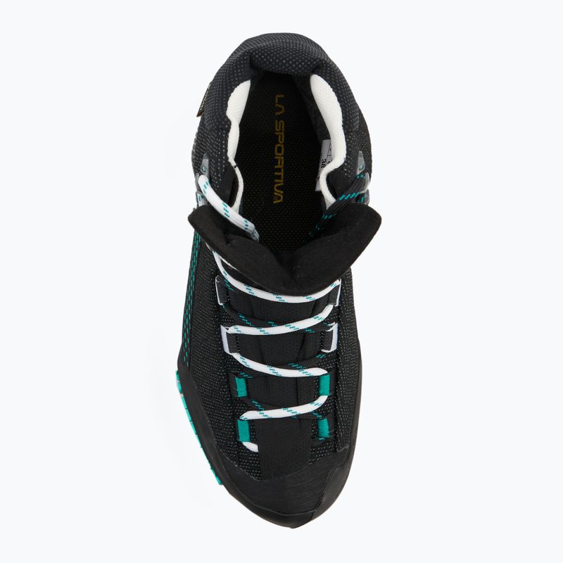 Moteriški alpinizmo batai La Sportiva Aequilibrium ST GTX black/aqua 5