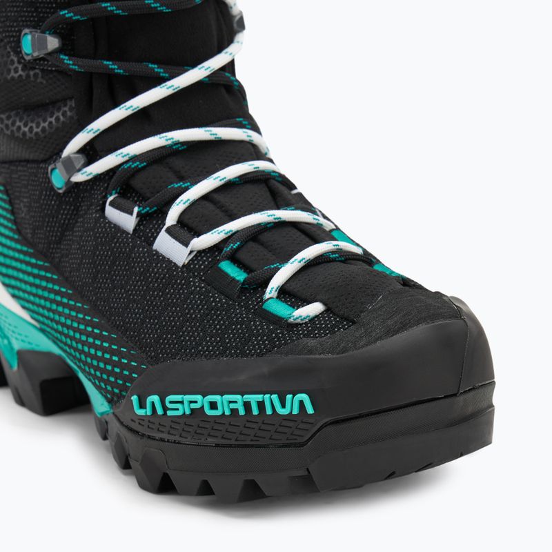 Moteriški alpinizmo batai La Sportiva Aequilibrium ST GTX black/aqua 7
