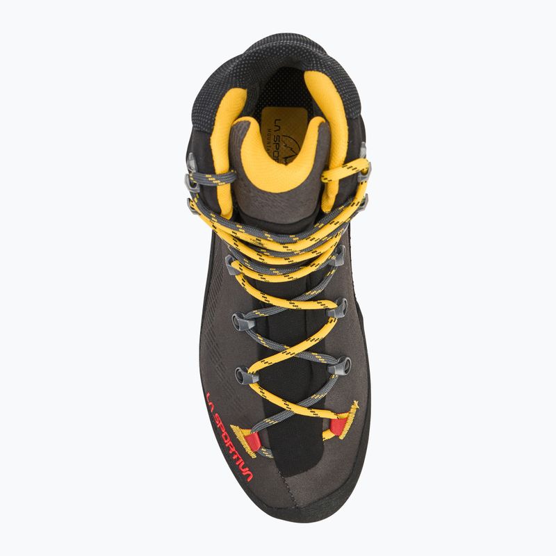 Vyriški trekingo batai La Sportiva Aequilibrium Trek GTX carbon/yellow 5