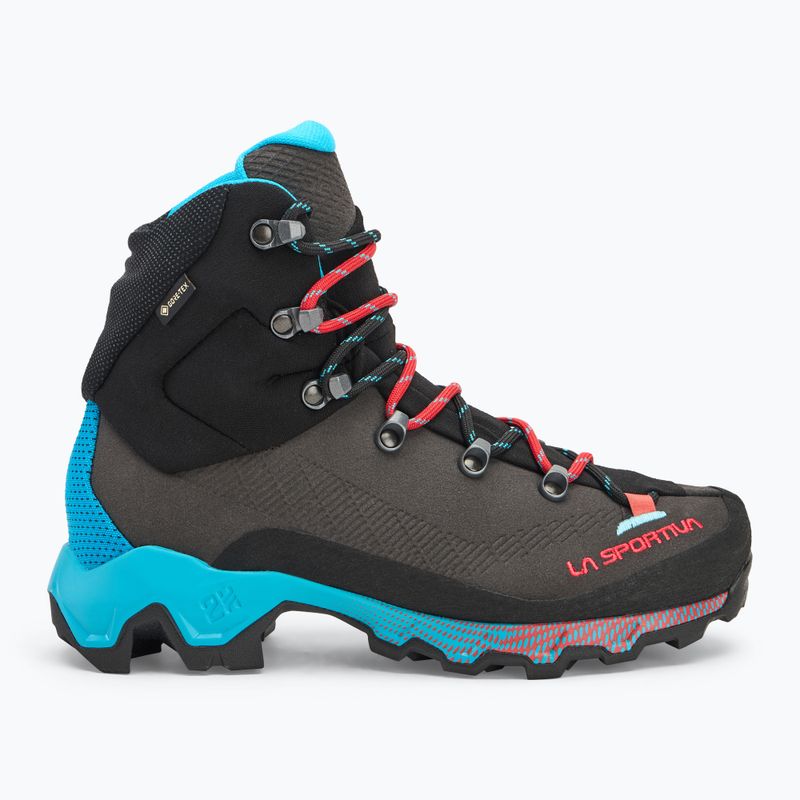 Moteriški trekingo batai La Sportiva Aequilibrium Trek GTX carbon/malibu blue 2