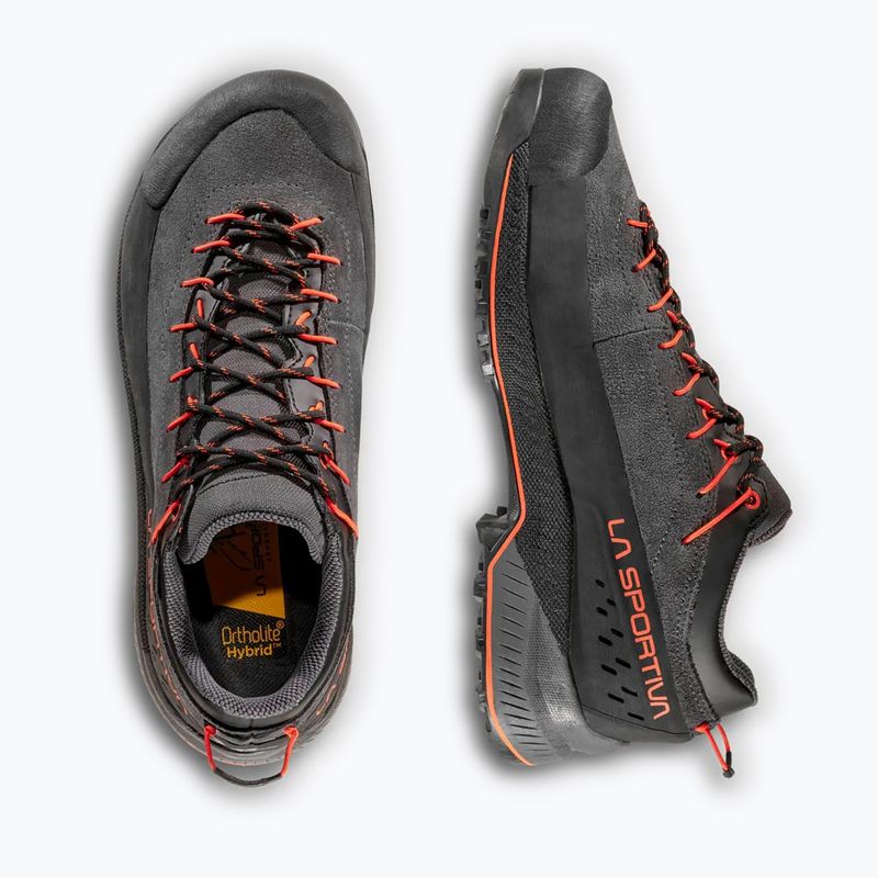 Vyriški priėjimo prie trasų batai La Sportiva TX4 Evo GTX carbon/cherry tomato 5