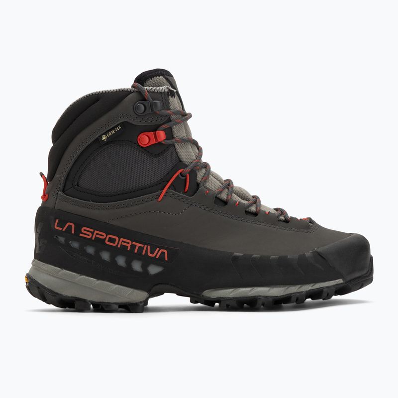 Moteriški priėjimo prie trasų batai La Sportiva TX5 GTX carbon/paprika 2