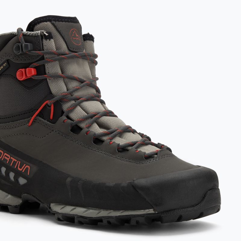 Moteriški priėjimo prie trasų batai La Sportiva TX5 GTX carbon/paprika 7