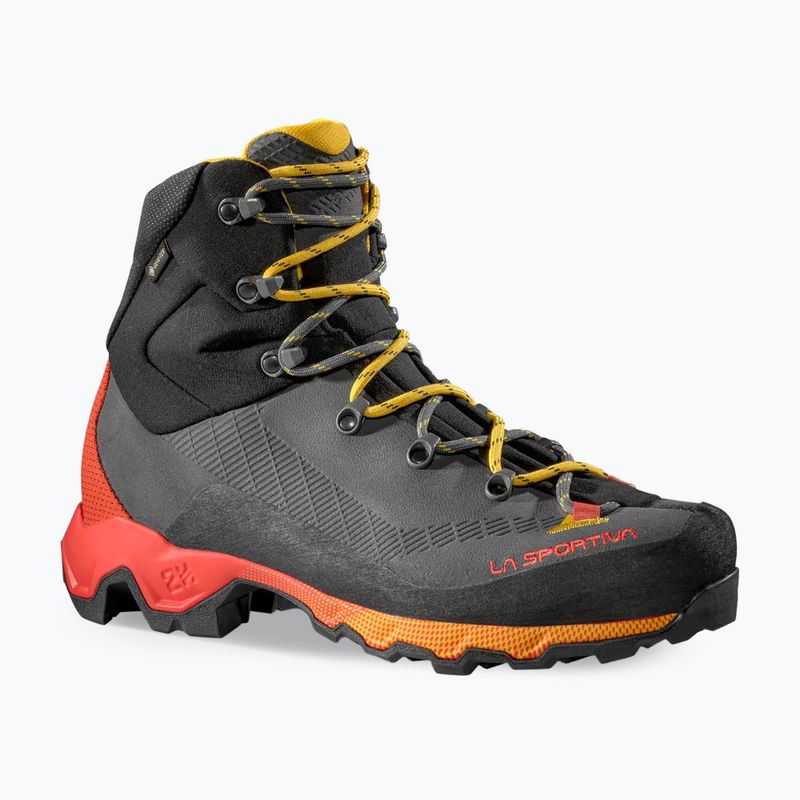 Vyriški trekingo batai La Sportiva Aequilibrium Trek GTX carbon/yellow 8