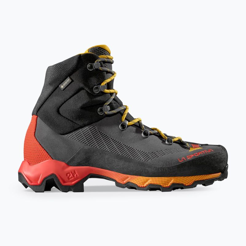 Vyriški kalnų batai La Sportiva Aequilibrium Trek GTX carbon/yellow 2