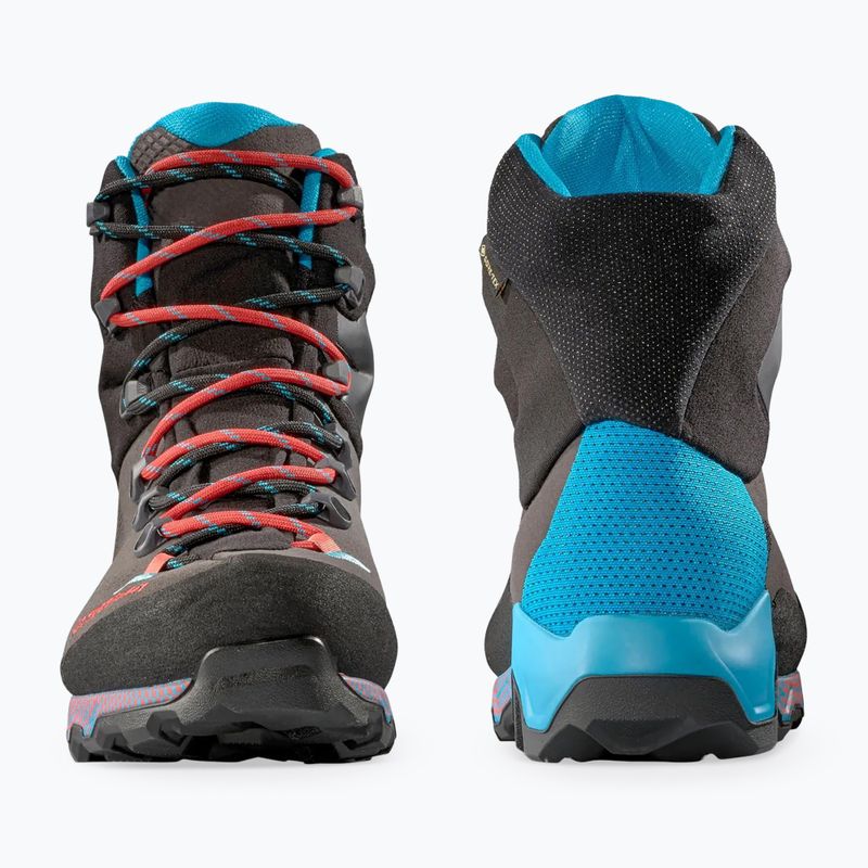 Moteriški trekingo batai La Sportiva Aequilibrium Trek GTX carbon/malibu blue 12